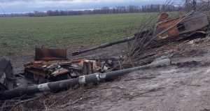 Nizhyn district in the Chernihiv region is flooded with Russian equipment