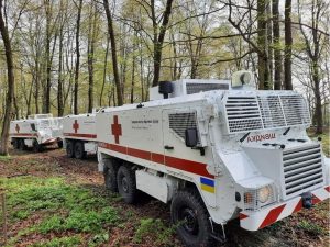 Ukraine received 23 ambulance vehicles