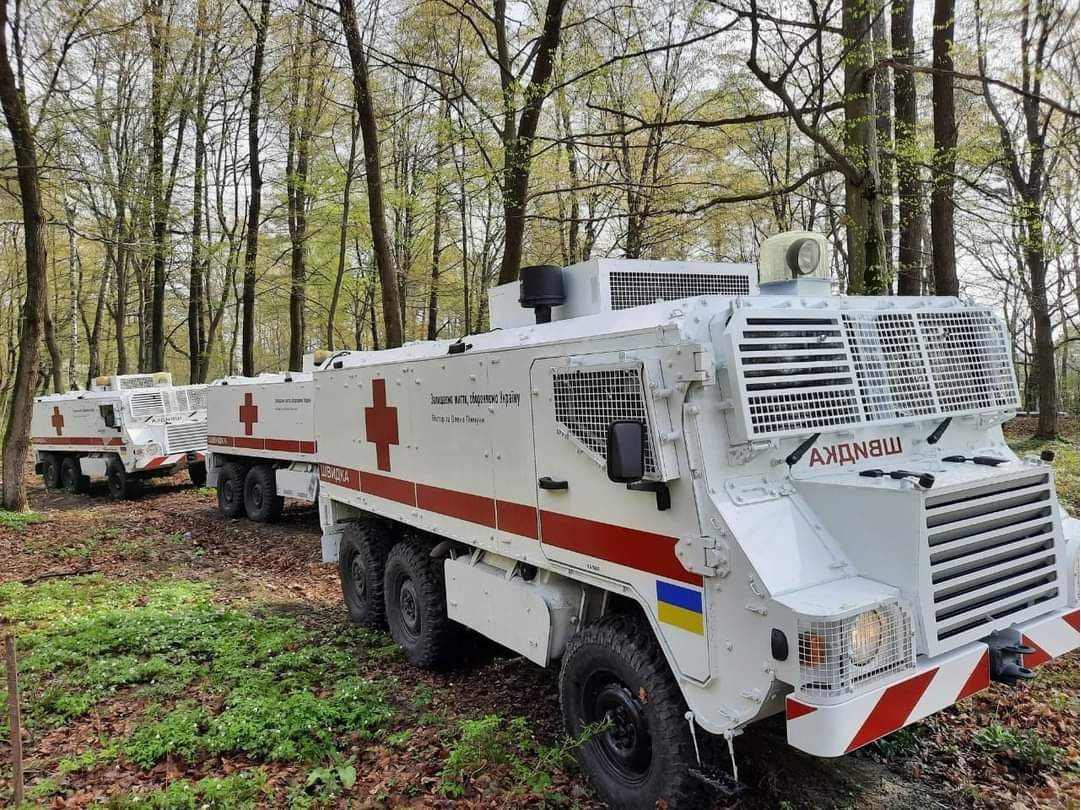 Ukraine received 23 ambulance vehicles