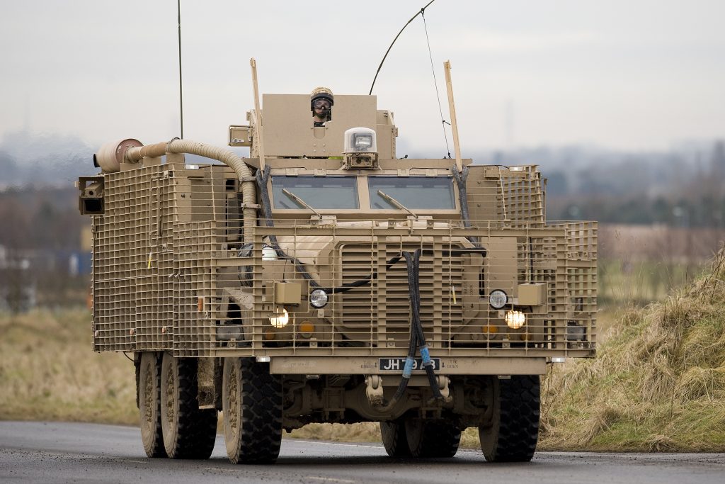 Ukrainian soldiers are training to use Mastiff armored vehicles in the UK