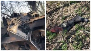 Lviv paratroopers destroyed a modified BTR-80 of Russia along with the crew