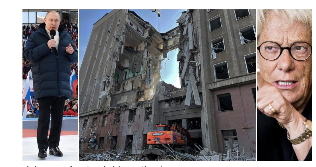 Карла Дель Понте закликає суддів Міжнародного кримінального суду видати ордер на арешт путіна