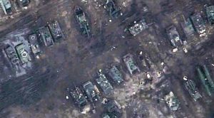 Ukrainian UAV discovered a large cemetery of destroyed equipment of the Russian army