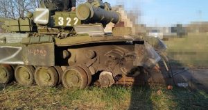 Soldiers of the 3rd Separate Tank Brigade of the Armed Forces of Ukraine captured the Russian T-80BV