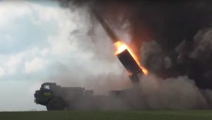 The Armed Forces of Ukraine demonstrated the work of “Uragan” MLRS in the Mykolaiv region