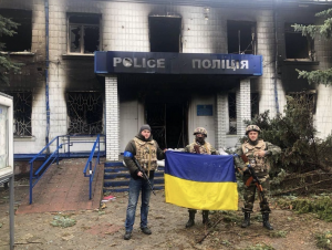 Bucha, Vorzel, Borodyanka. In the liberated cities of the Kyiv region, Ukrainian flags are being raised