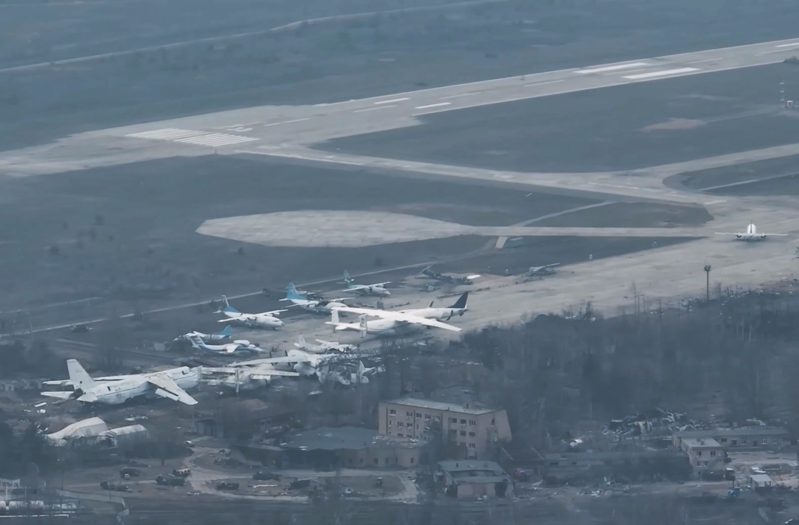 Video featuring Hostomel airfield after the hostilities has been released