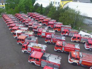 45 firefighting vehicles from Italy arrived in Ukraine