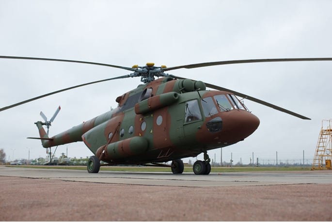 The United States handed over three Mi-17 helicopters to Ukraine