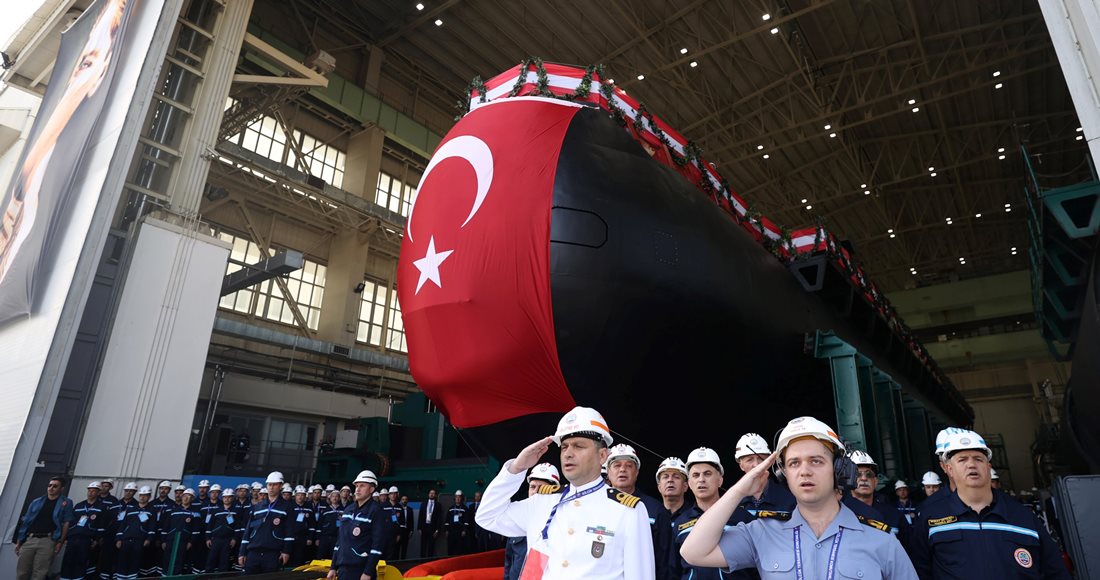 Hizir Reis submarine was launched in Turkey