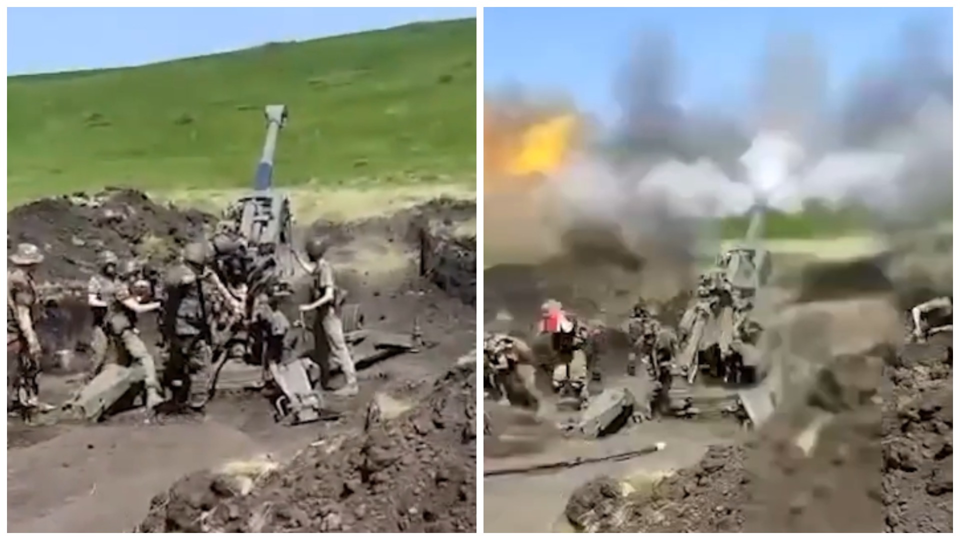 M777 howitzers from the USA are already working in Ukraine at Russians