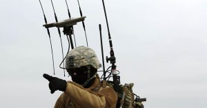 Ukrainian troops are training to use the U.S. electronic jamming kit