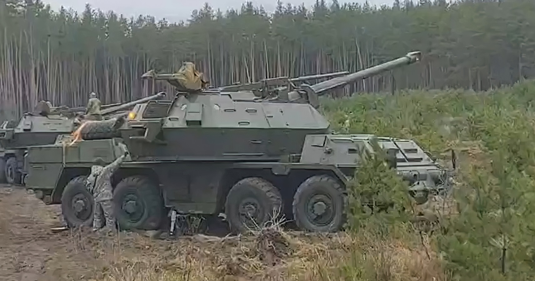 The servicemen of Ukraine showed the DANA ACS in action