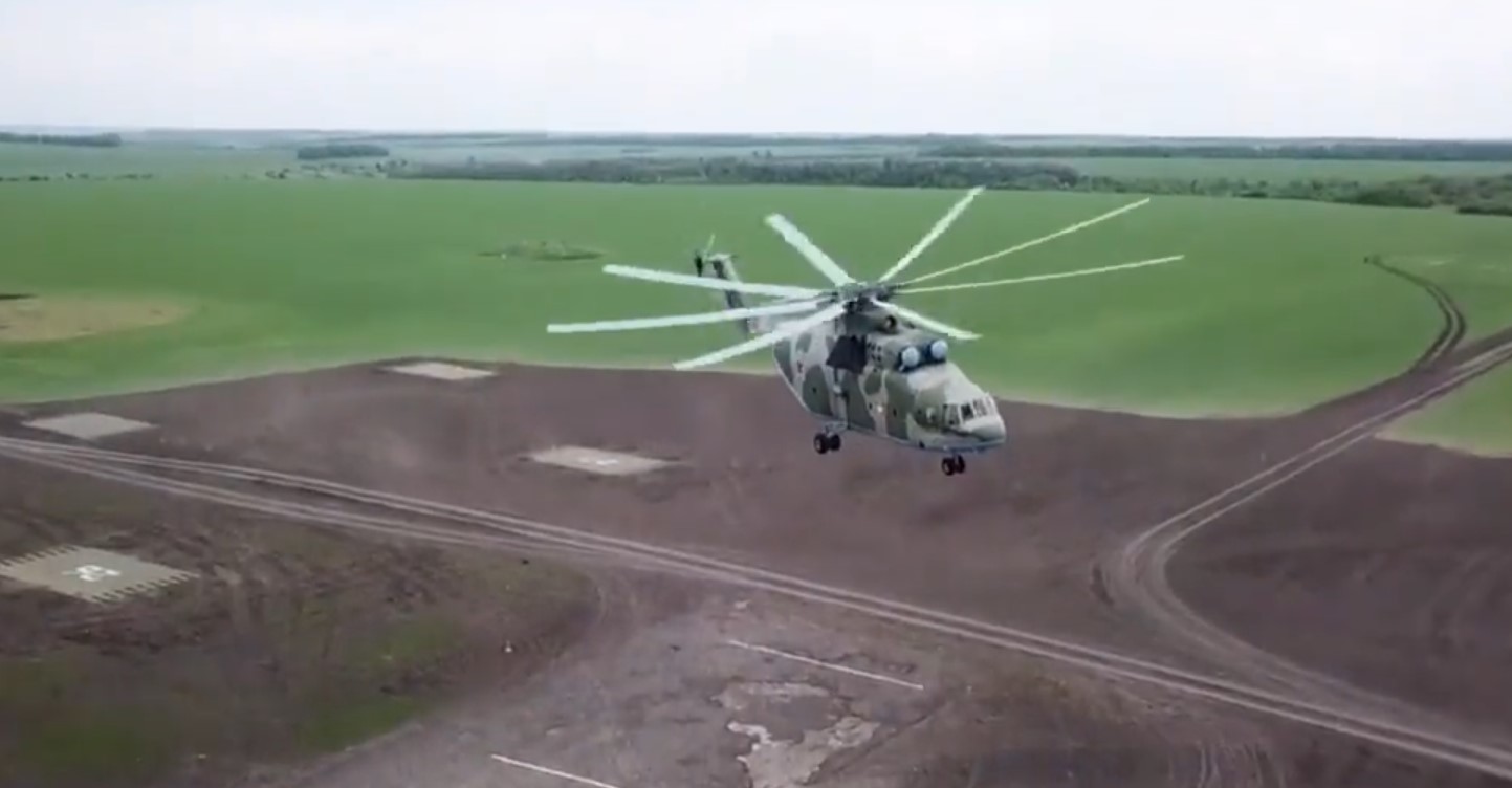 On the border with Ukraine, the Russians have deployed a field airstrip