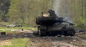 Modern Russian T-90M Proryv tank was destroyed in Kharkiv region