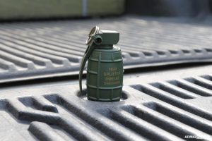 The Ukrainian military use German DM51A2 handgrenades