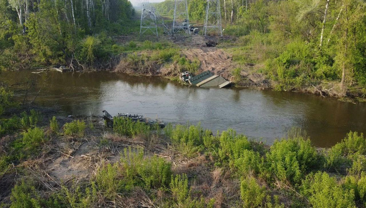 The Russian troops crossed the Siverskyi Donets river, but the pontoon crossing is already destroyed – Haidai