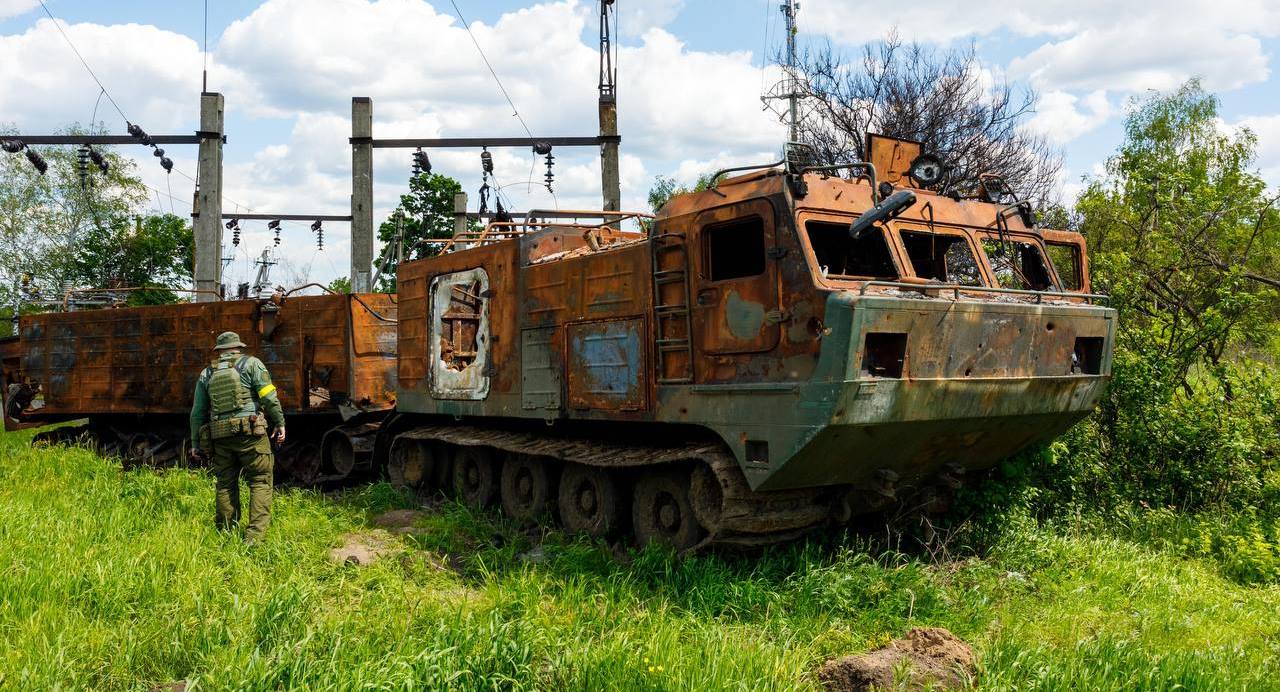 У Вільхівці показали знищену ДТ-10ПМ