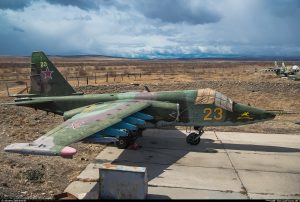 Russian Su-25SM crashed in the Rostov region