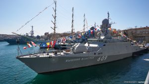 Російський МРК «Вышний Волочек» у серпні зіштовхнувся з танкером під прапором Туреччини