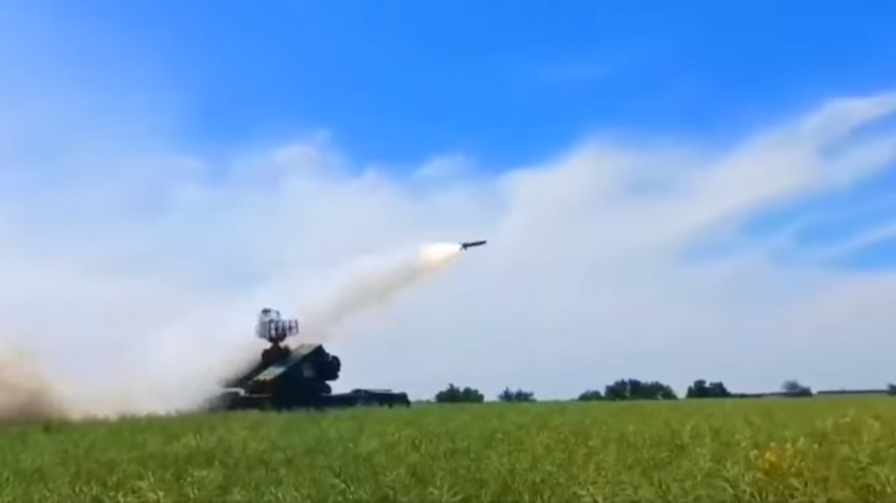 Osa surface-to-air missile system destroys enemy Orlan-10 drone in Zaporizhzhia