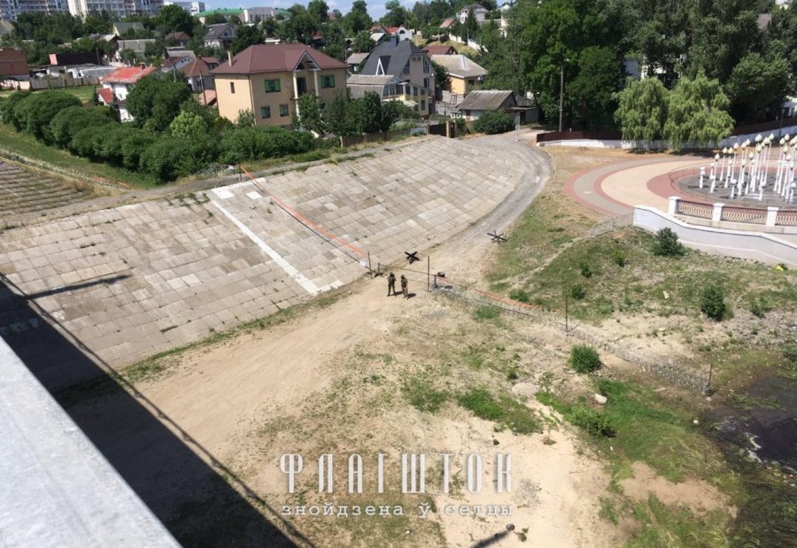 Охорона автомобільного мосту через річку Сож, Гомельська область