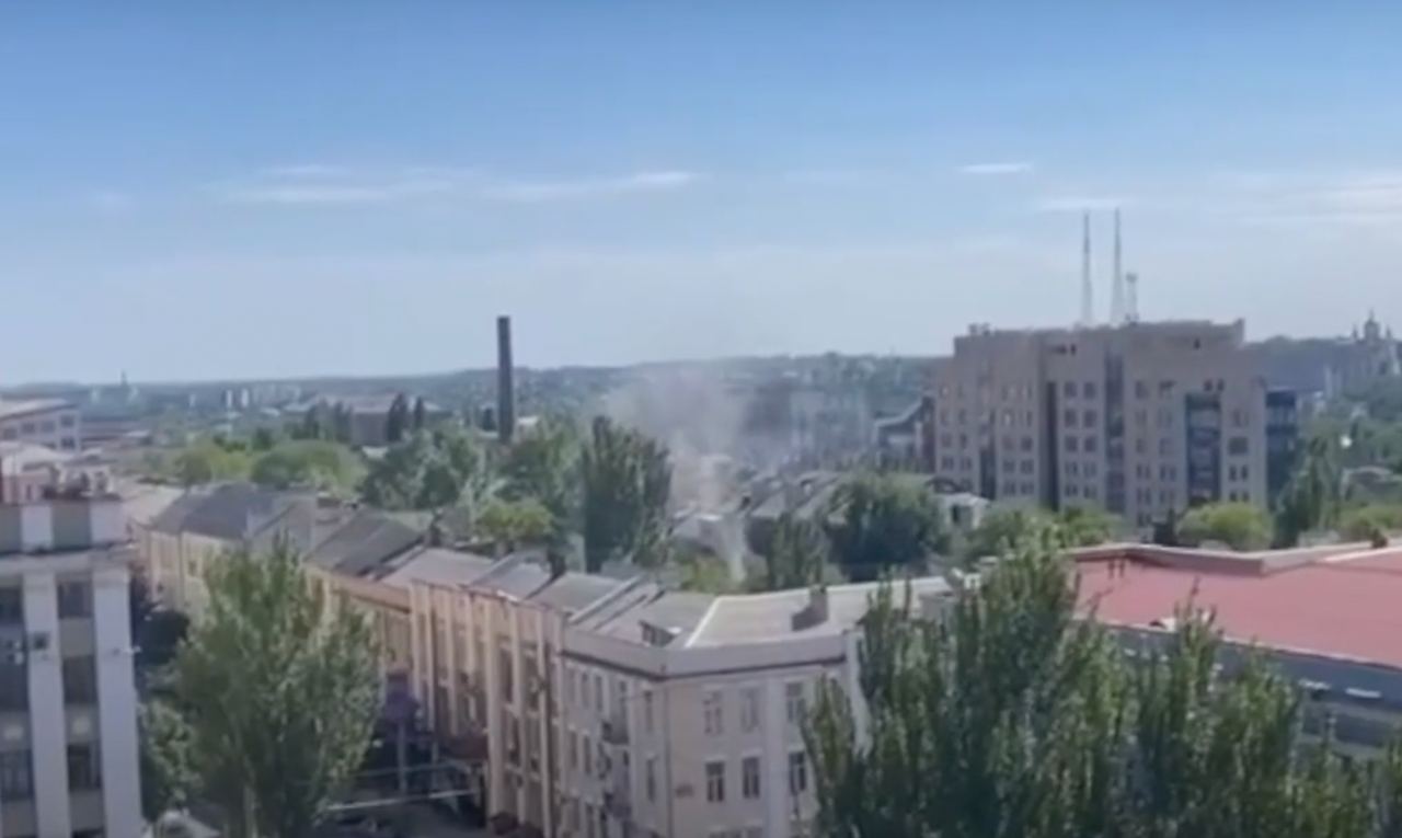 Explosion near Pushilin’s office in Donetsk