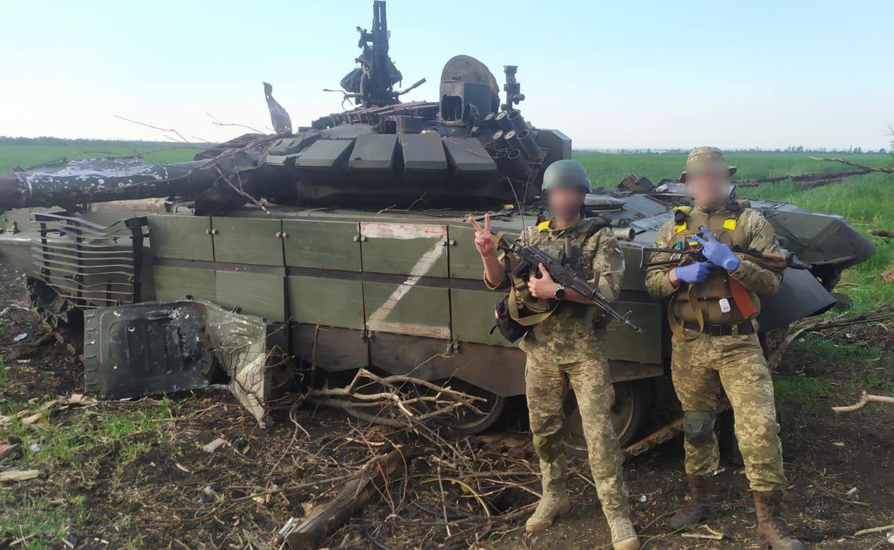 The Ukrainian military seized Russian tanks of three various modifications