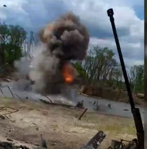 In the Luhansk region, Special Operation Forces operators blew up the invaders’ river crossing