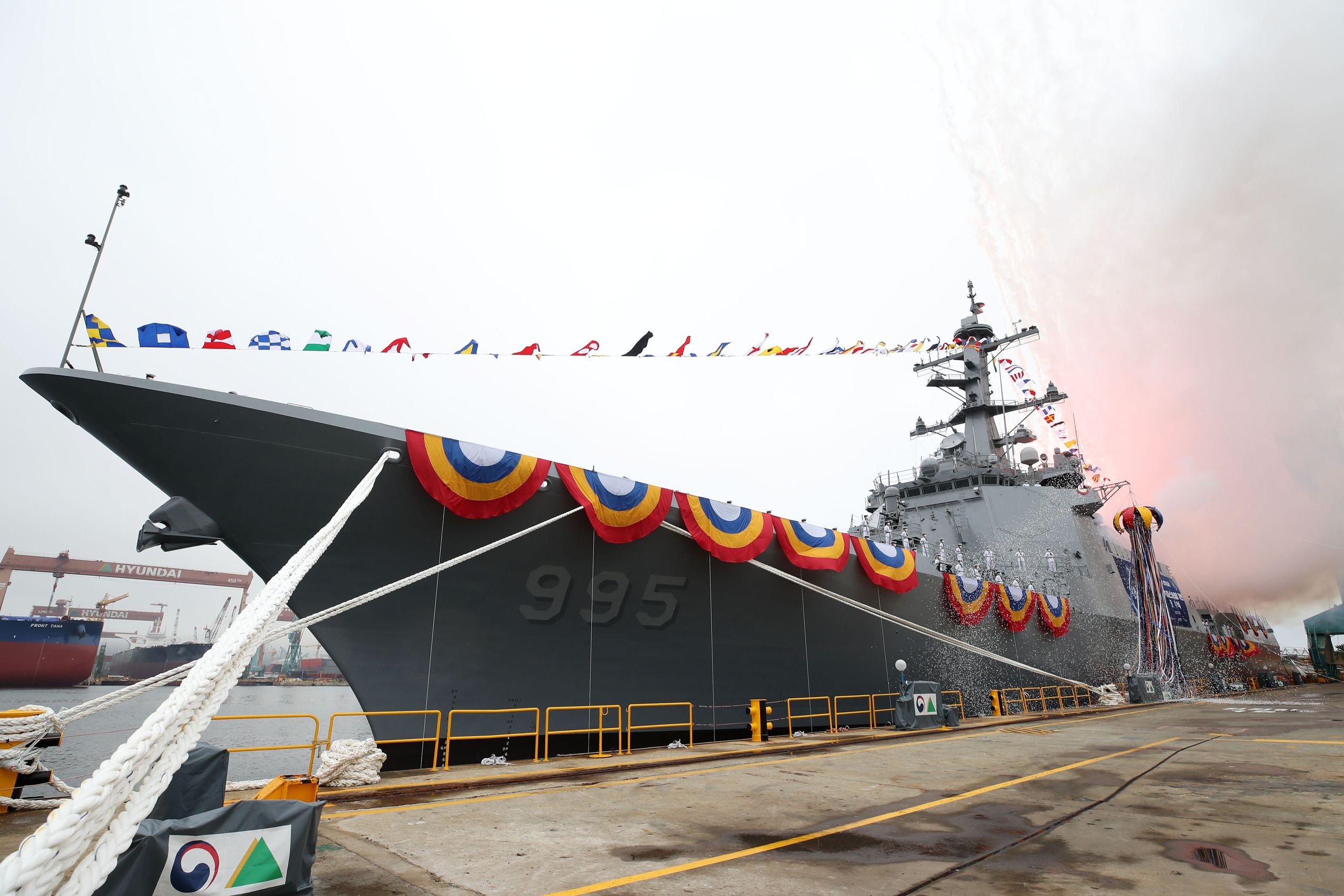 Lead ship of KDX-III Batch-II project launched in South Korea