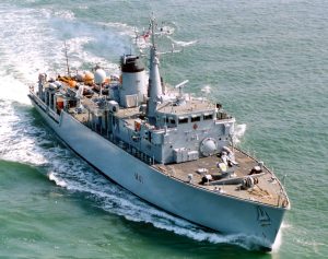 A minesweeper purchased in Great Britain will be renovated for the Lithuanian Navy