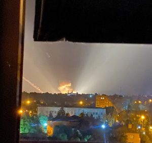 Russian ammunition depot explodes in occupied Snizhne