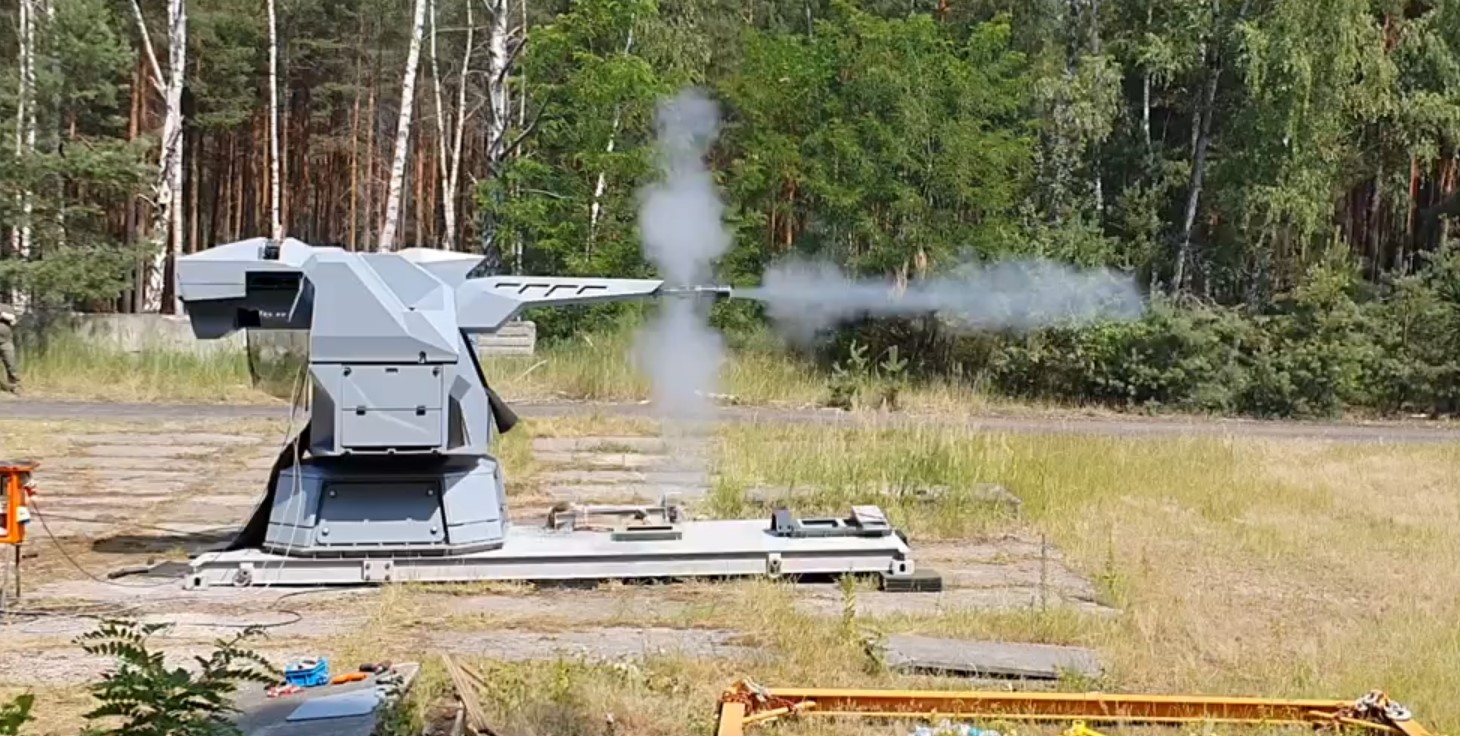 AM-35K gun tested for the OSU-35K module In Poland