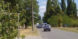 Collaborant policeman car blown up In Kherson