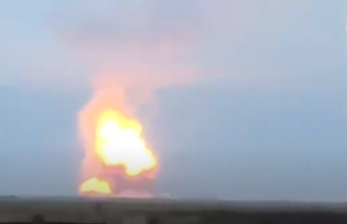 Explosions and fire continue to rock Crimea