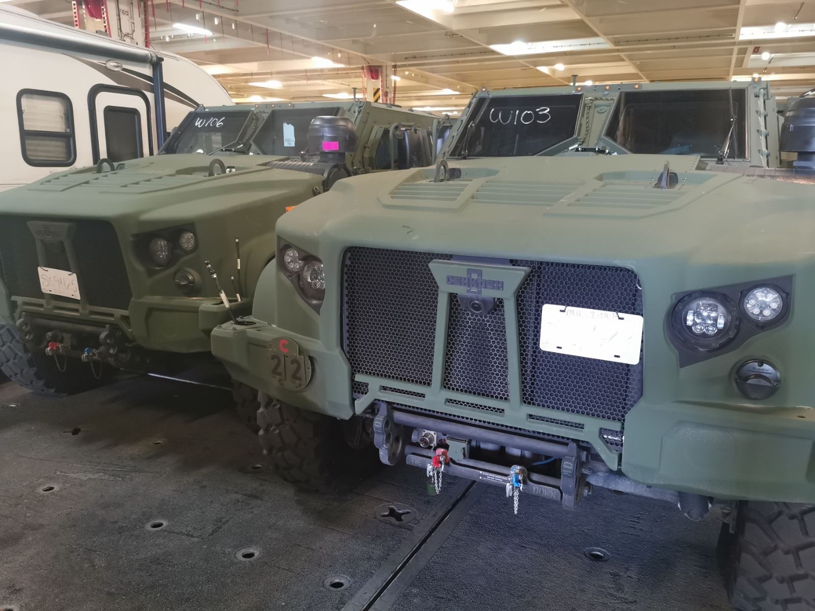 North Macedonia receives the first batch of the JLTV armored vehicles