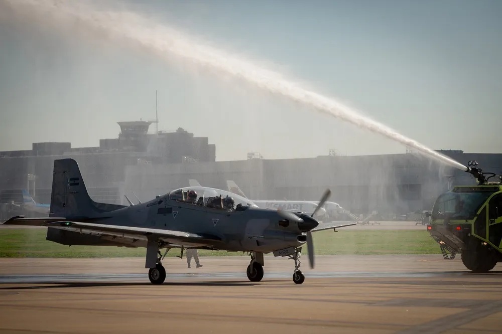 Argentina received the first modernized EMB-312 Tucano aircraft