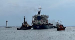 The first cargo ship with grain leaves Odesa port