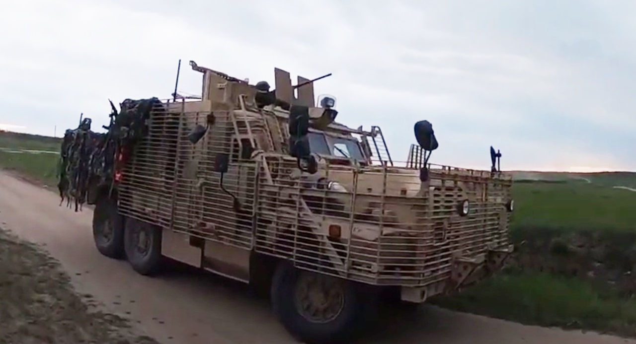 Soldiers of the Ukrainian Air Assault Forces started using British Wolfhound armored vehicles