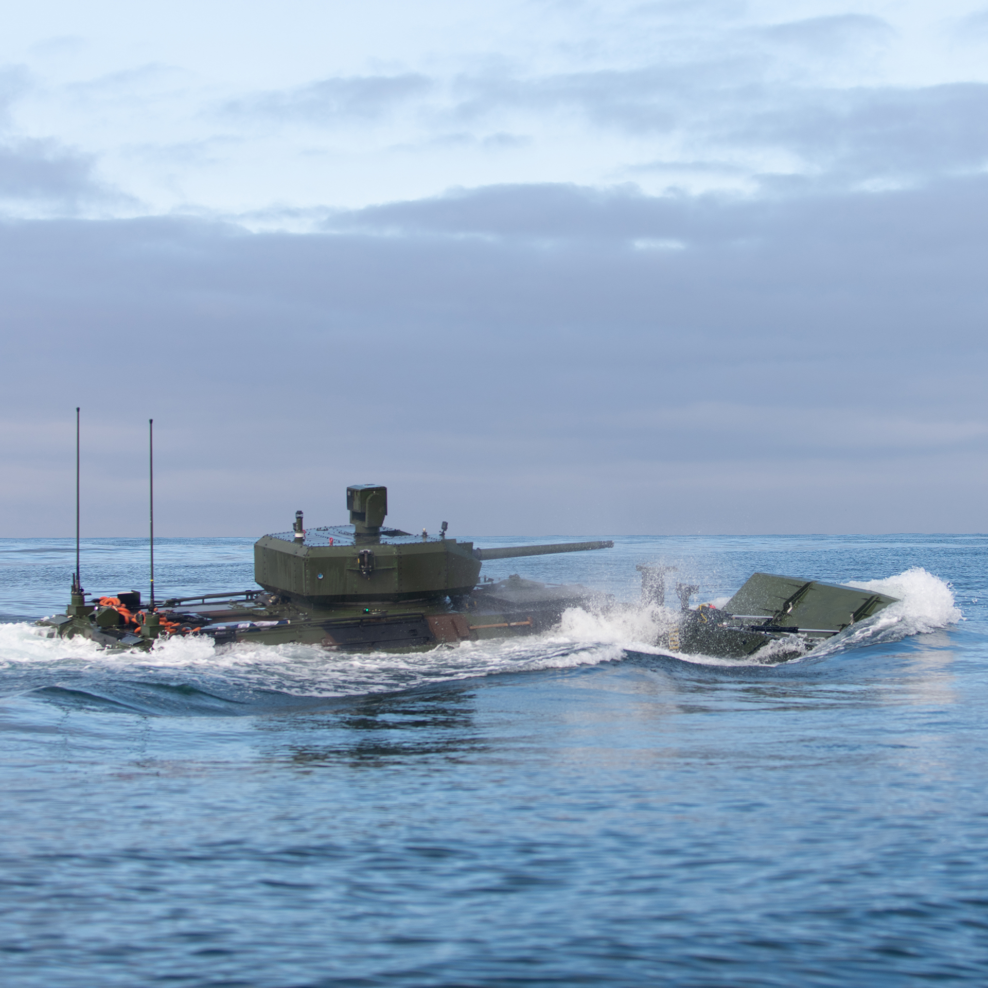 The U.S. Marine Corps ordered multiple ACV-30 Production Ready Test Vehicles