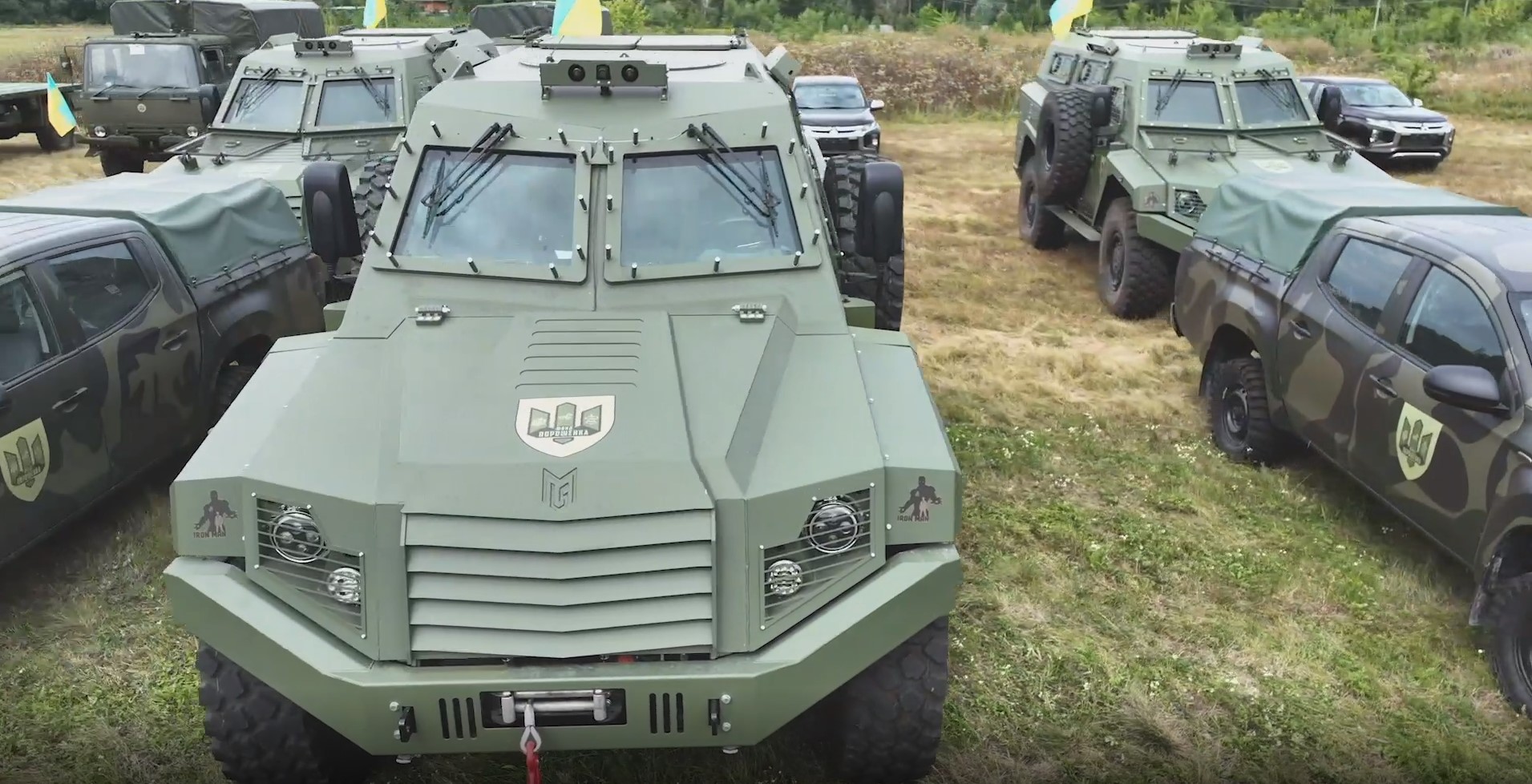 Ukrainian paratroopers received 11 MLS Shield armored vehicles