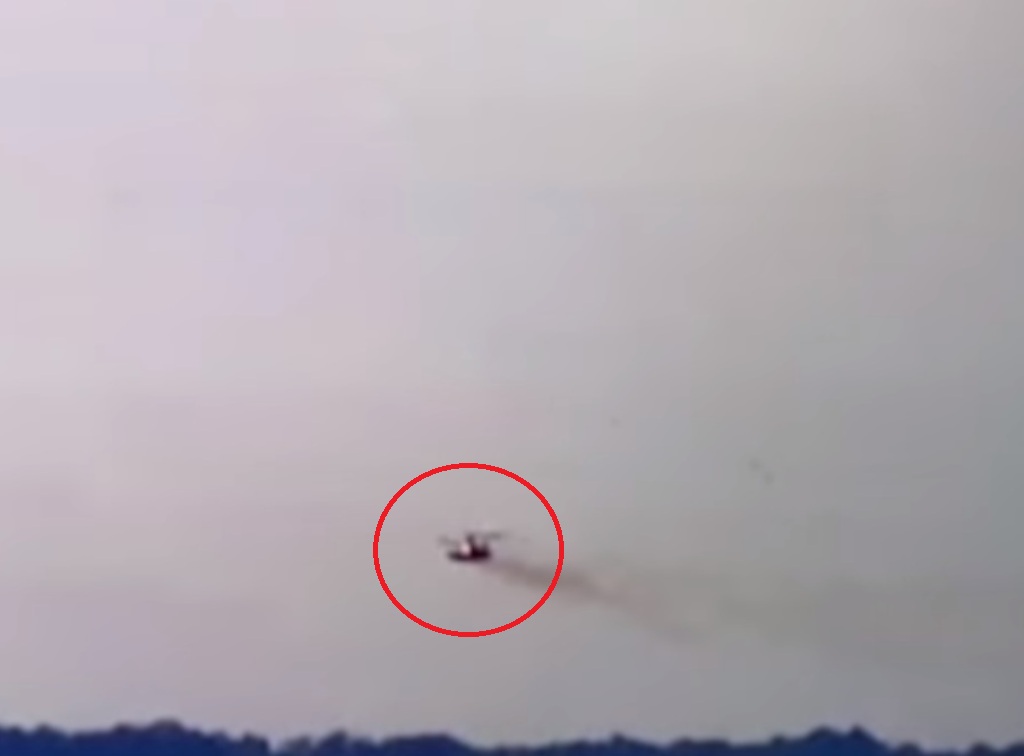 Ukraine’s air defense shot down a Russian Ka-52 helicopter in Donetsk Region