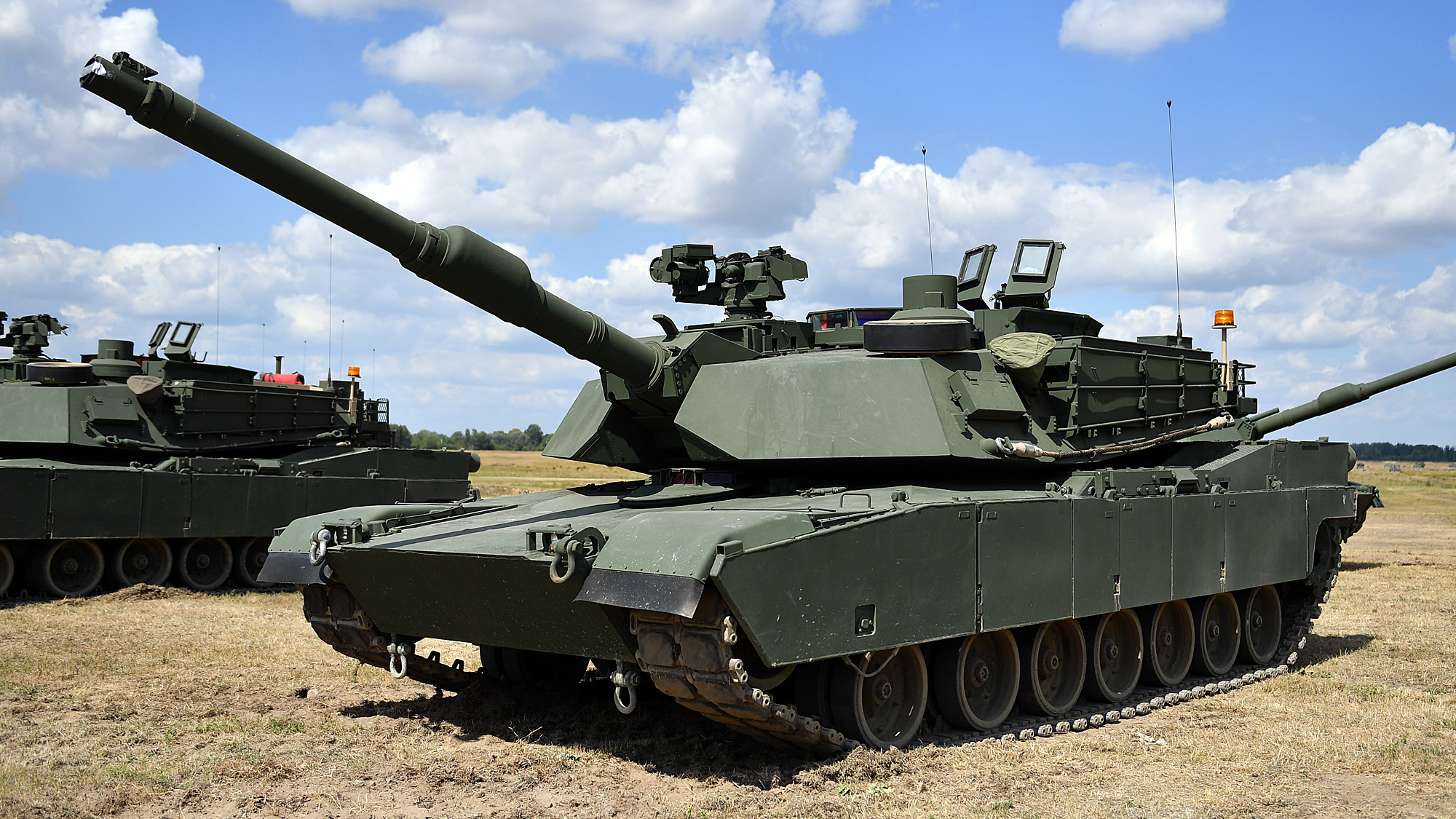 M1A2 Abrams tanks of the Polish military. August 2022. Poland. Photo credits: Ministry of National Defense of Poland