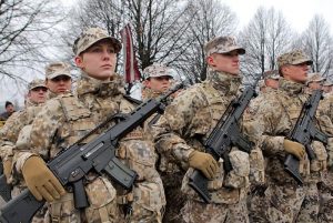 Mandatory conscription for military service is being reinstated in Latvia