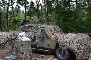 Українські Сили оборони проводять навчання на кордоні з Білоруссю