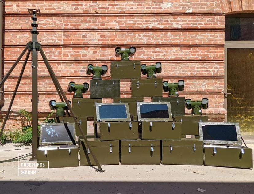 Ukrainian defenders are receiving 40 mobile surveillance systems