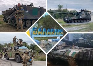 Western armored vehicles in offensive operation in the Kharkiv Region