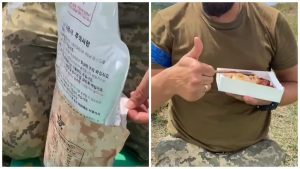 Ukrainian military received Korean MREs