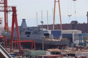 The hull construction of the future flagship of the Ukrainian Navy was completed in Türkiye