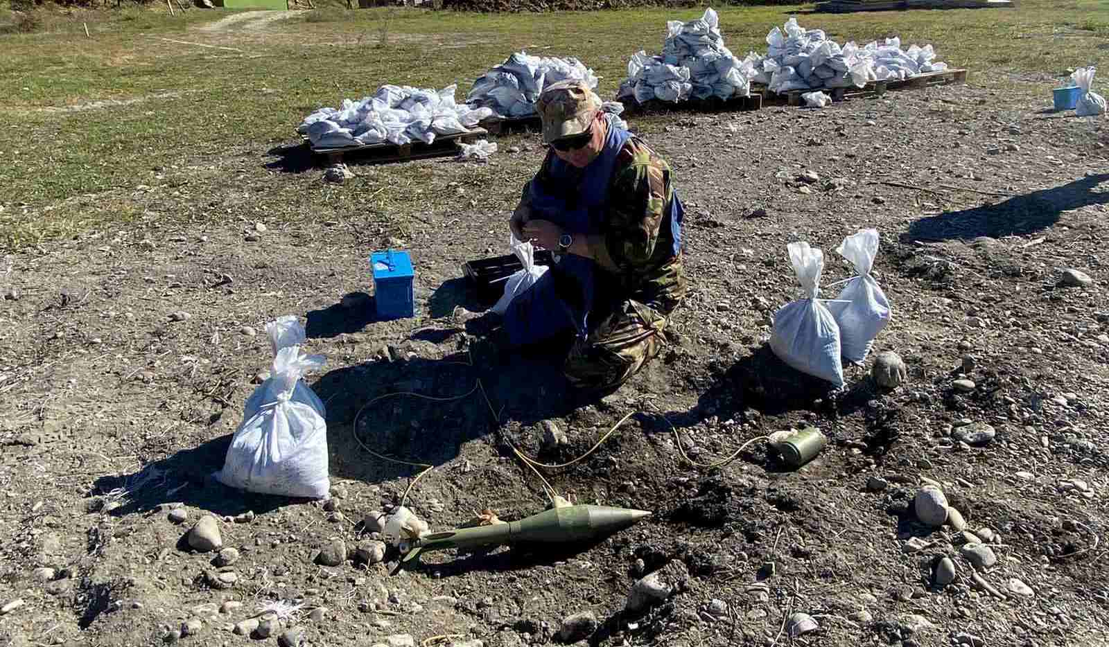 Ukrainian demining experts were trained in Kosovo